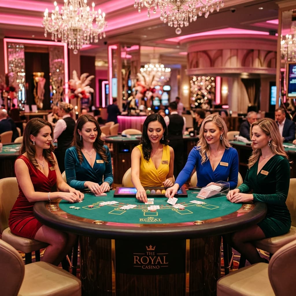 RV Gaming live dealers at casino table